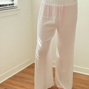 Kona Sol White Wide Leg Pants